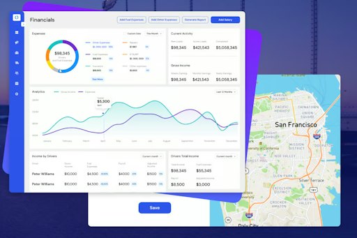Screenshot of the Dispatch Trux project.