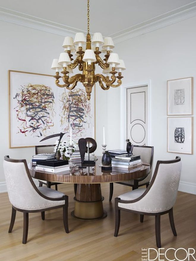 Custom wood table and chandelier Custom wood table and chandelier