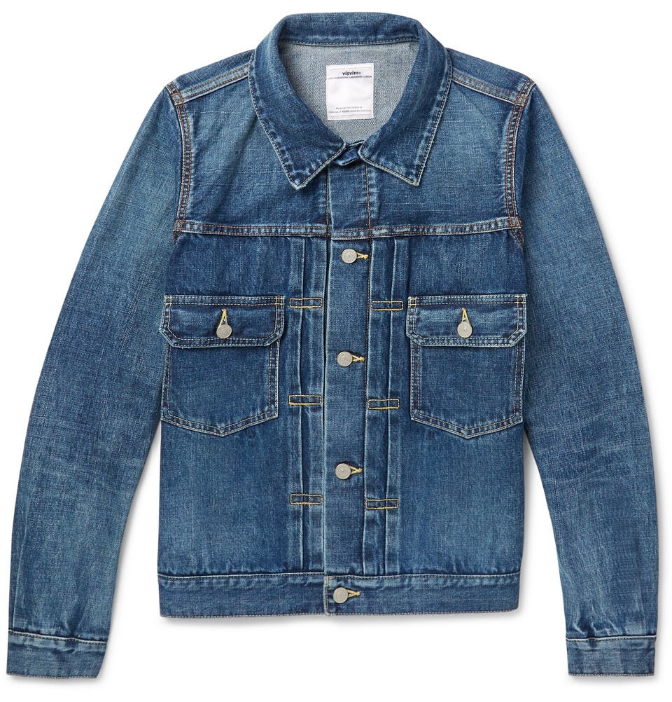 visvim, denim jacket, type II, jean jacket, trucker jacket visvim, denim jacket, type II, jean jacket, trucker jacket
