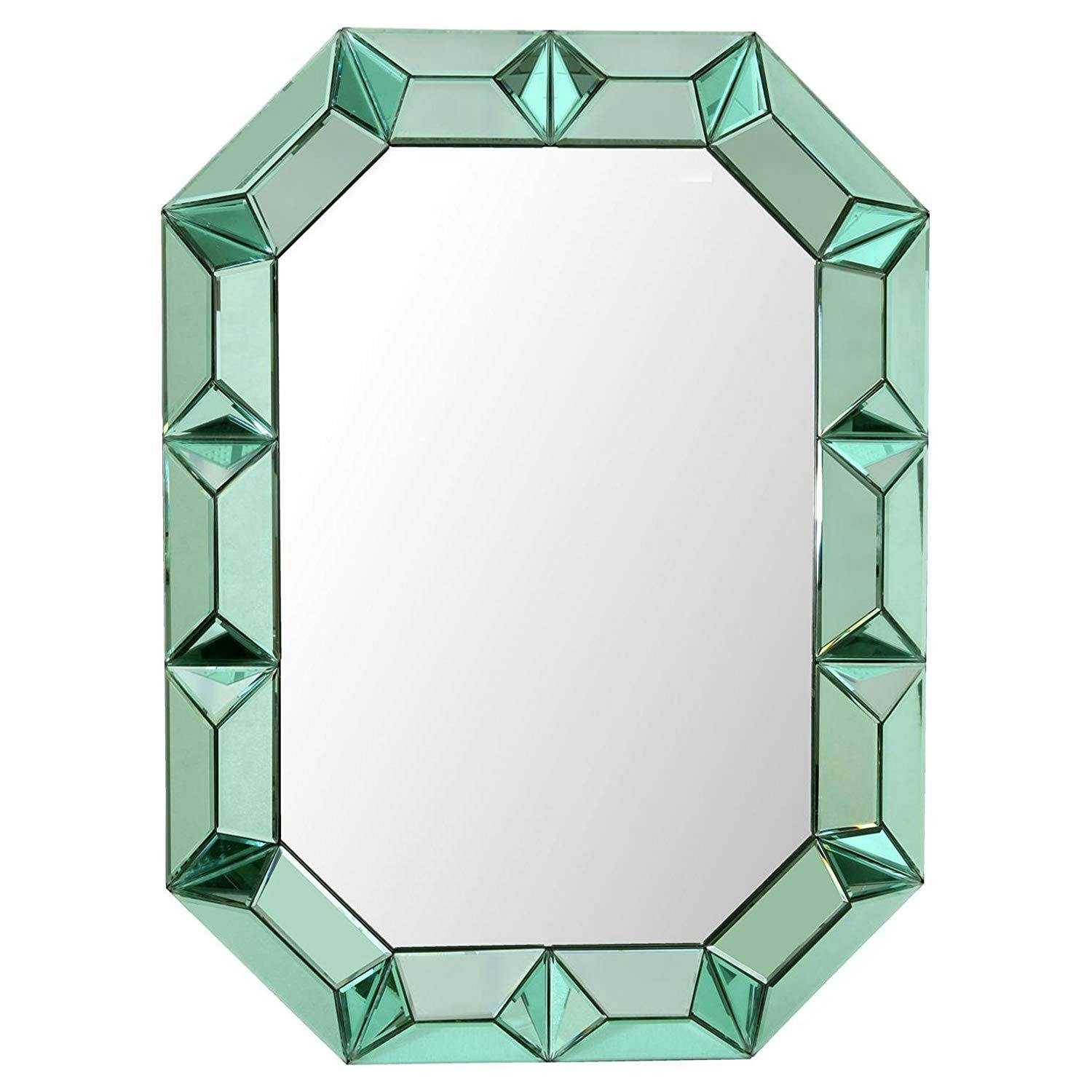 green mirror, colorful mirror, hollywood regency mirror green mirror, colorful mirror, hollywood regency mirror