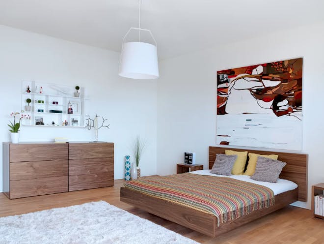 Float Panel Bed with Mattress Support Float Panel Bed with Mattress Support