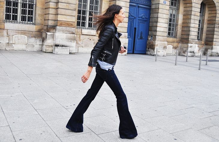 flared jeans,. wide leg jeans, j brand jeans, leather jacket, best wide leg jeans