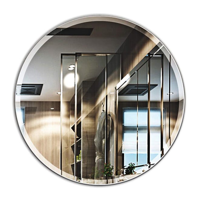 28-Inch Round Frameless Mirror 28-Inch Round Frameless Mirror