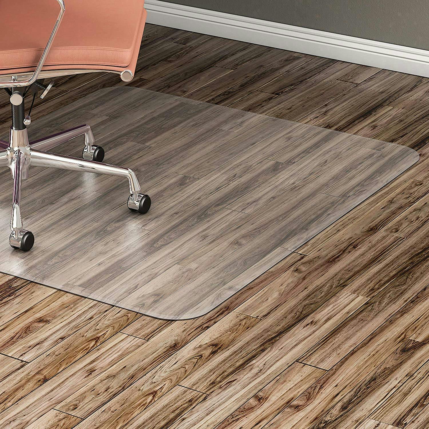 A Simple, Nonstudded Chair Mat by Lorell