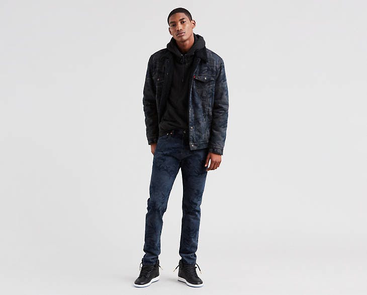 justin timberlake jeans, levi's, levi's x justin timberlake, fresh leaves collection, 501 jeans, tapered jeans, camouflage, printed jeans, black denim justin timberlake jeans, levi's, levi's x justin timberlake, fresh leaves collection, 501 jeans, tapered jeans, camouflage, printed jeans, black denim