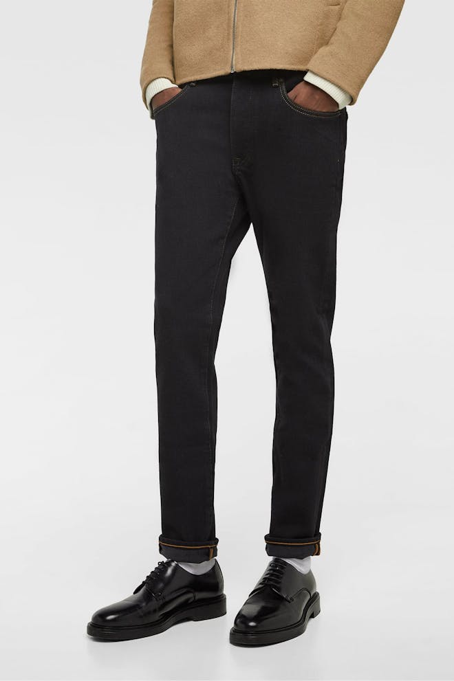 Premium Stretch Jeans in Black