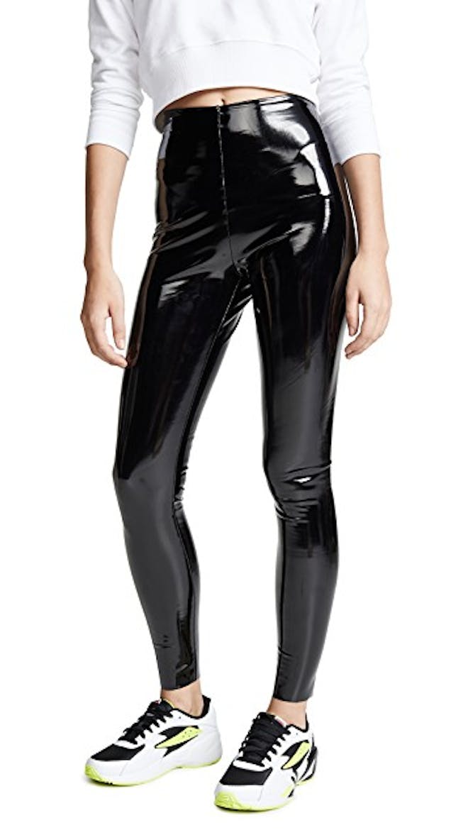 Faux Patant Leather Leggings