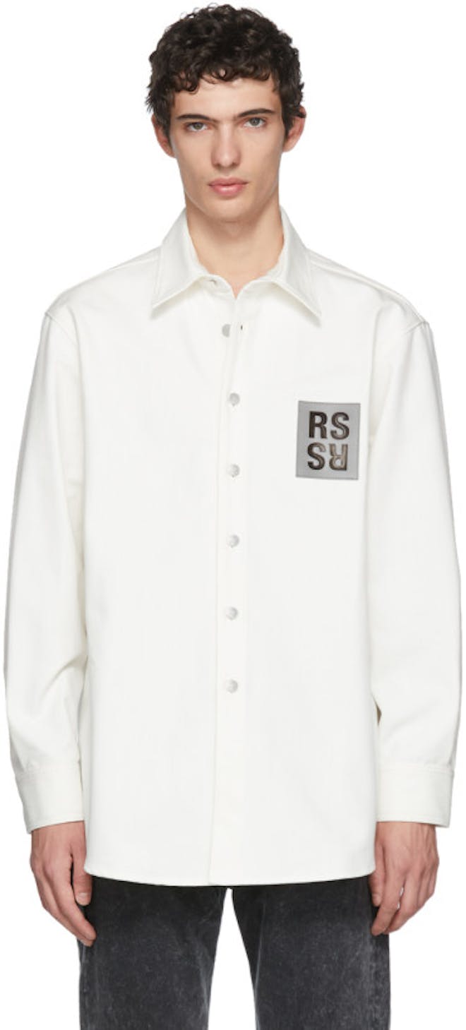 Patch Logo Denim Shirt Patch Logo Denim Shirt