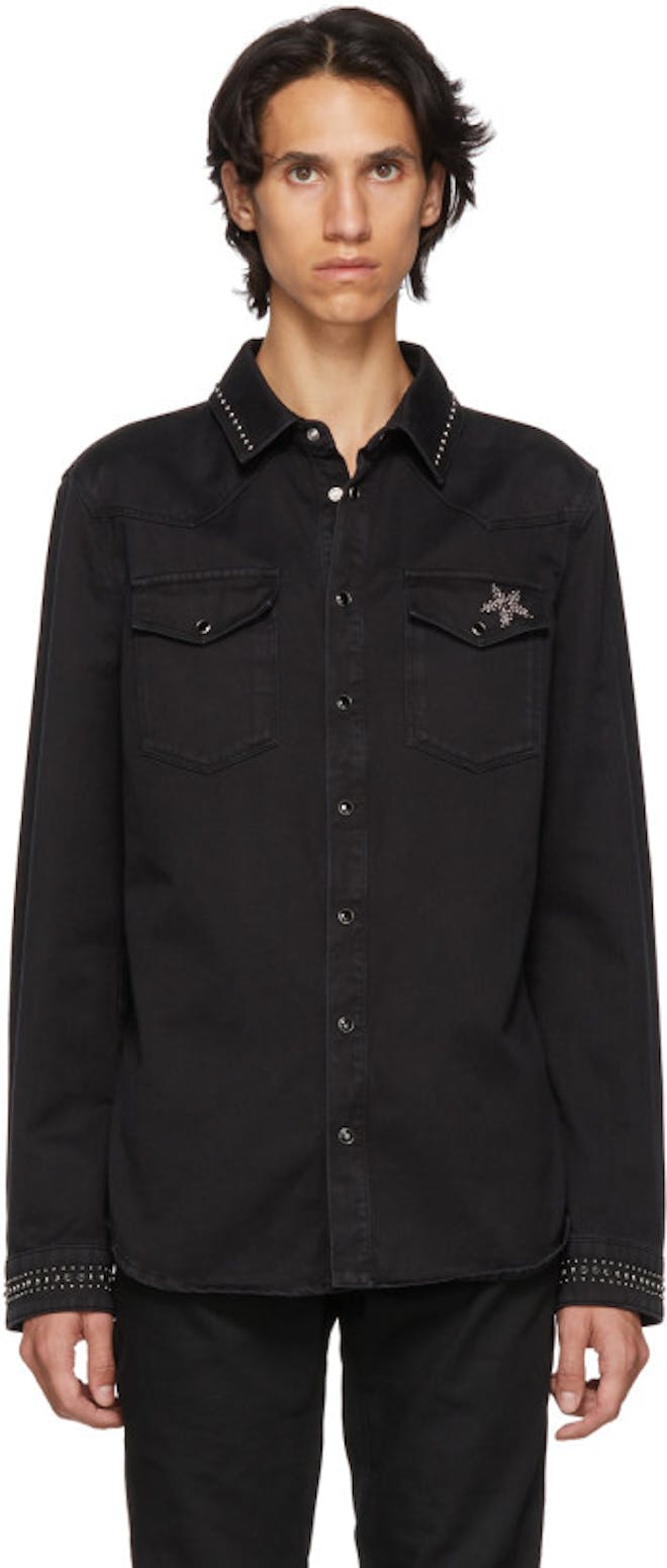 Embroidered Denim Shirt Embroidered Denim Shirt