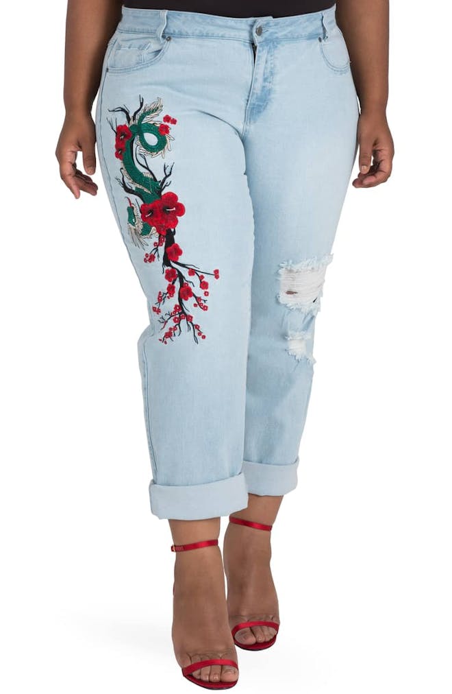 Halle Embroidered Jeans Halle Embroidered Jeans