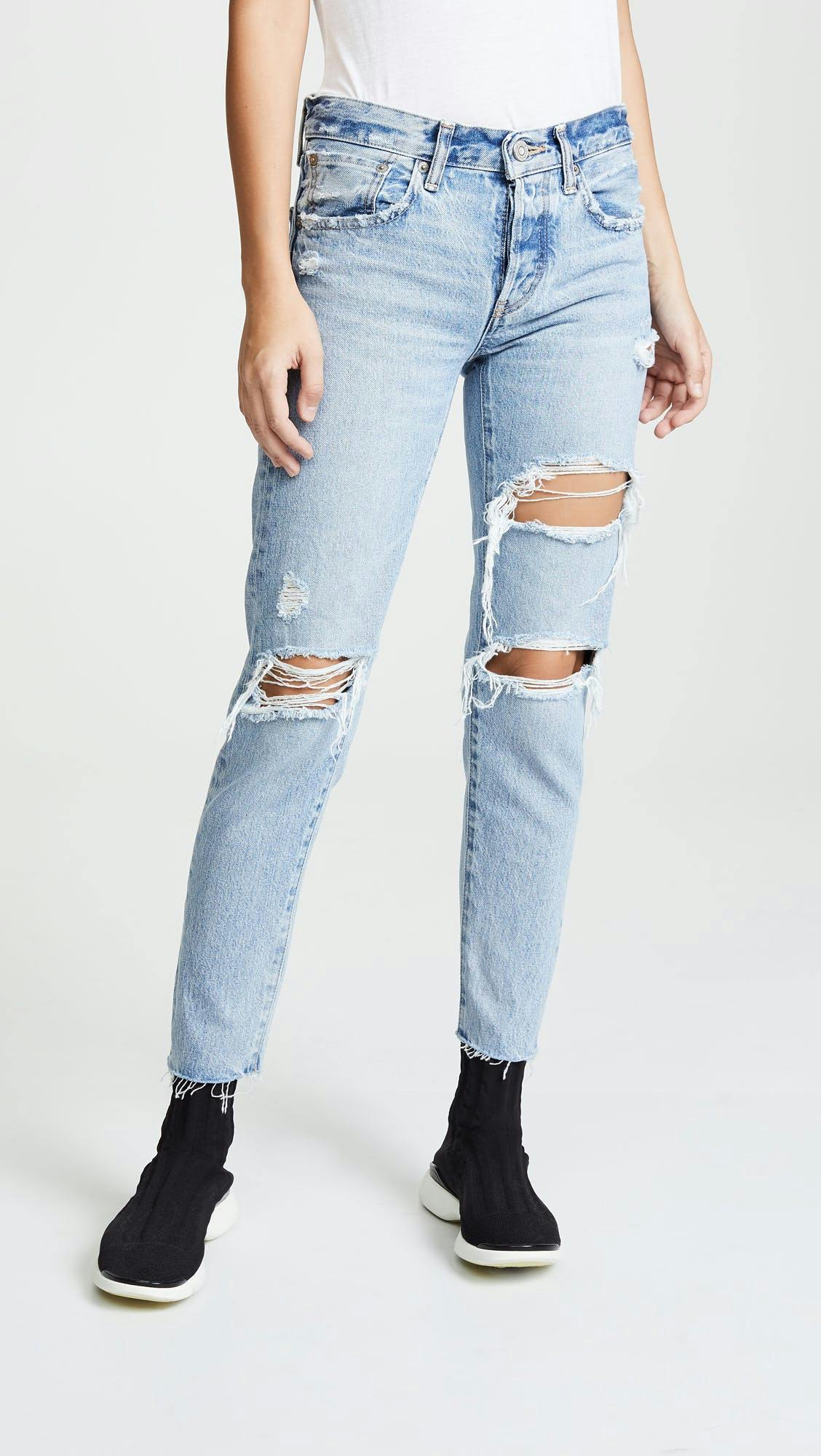 cropped jeans