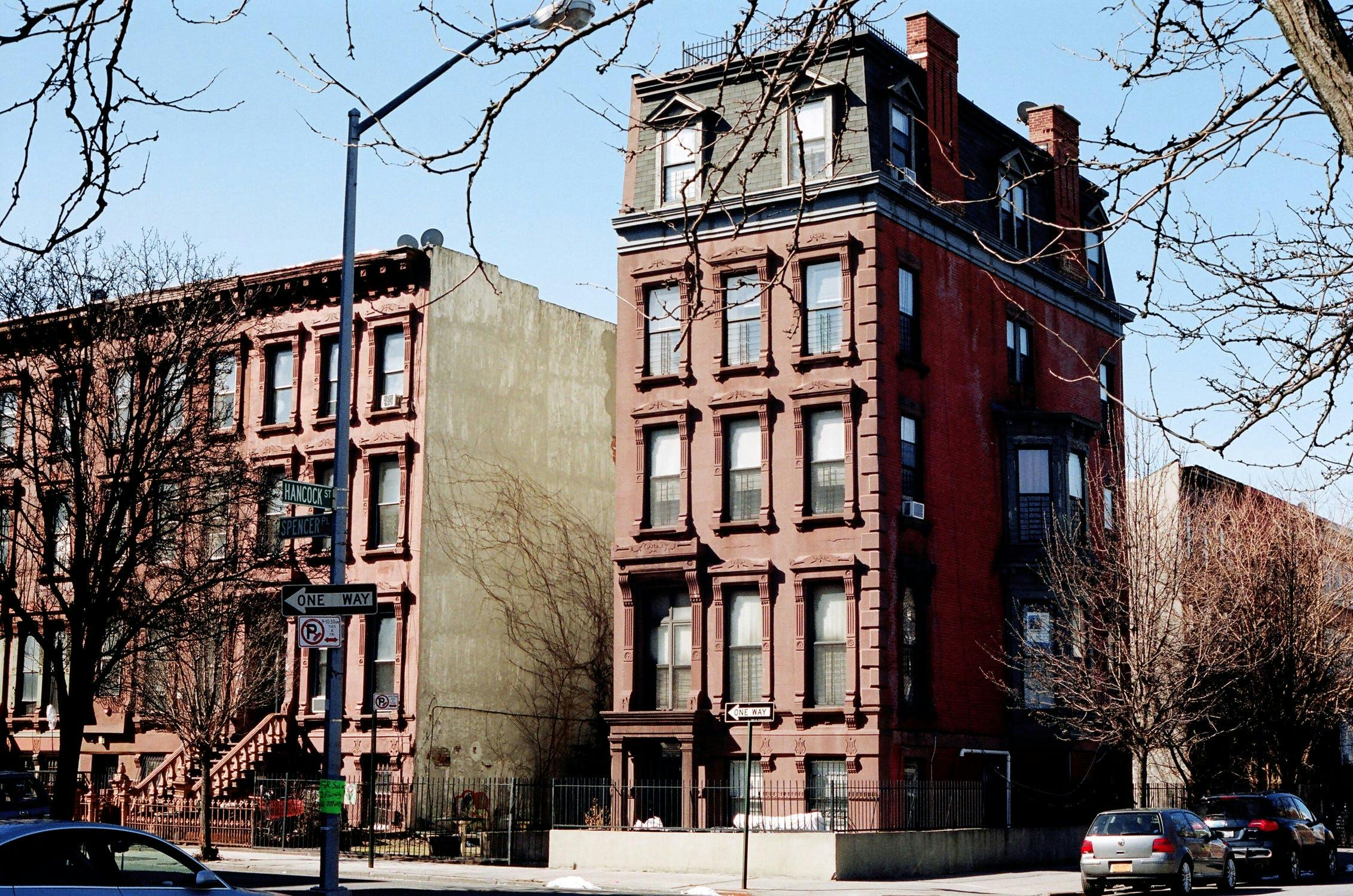 brownstone style building brownstone style building