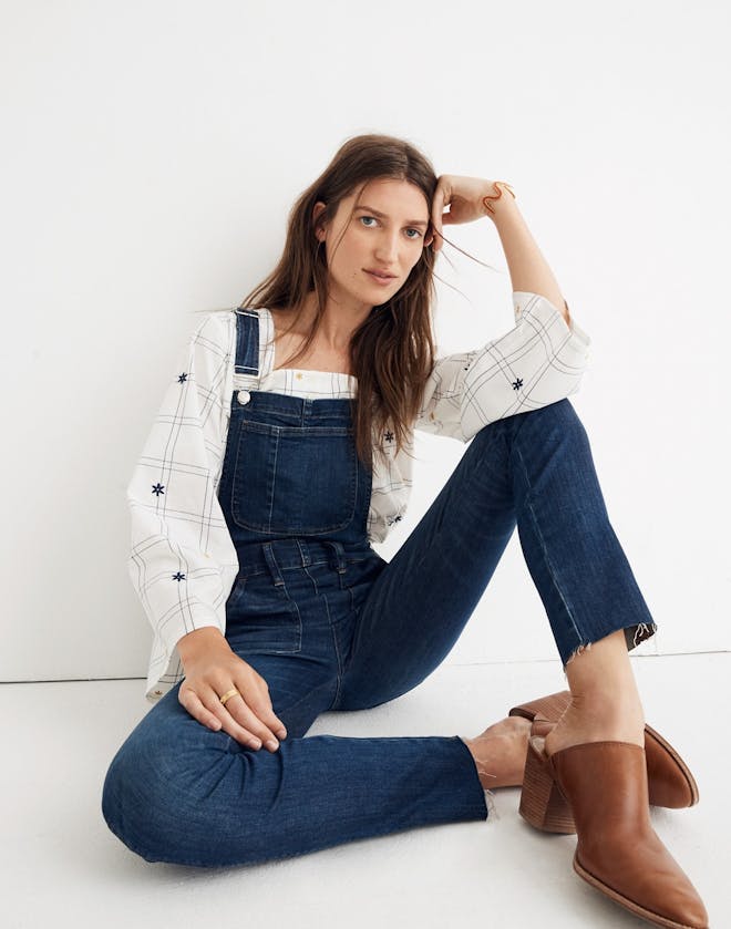 The Skinny Frayed Overalls The Skinny Frayed Overalls