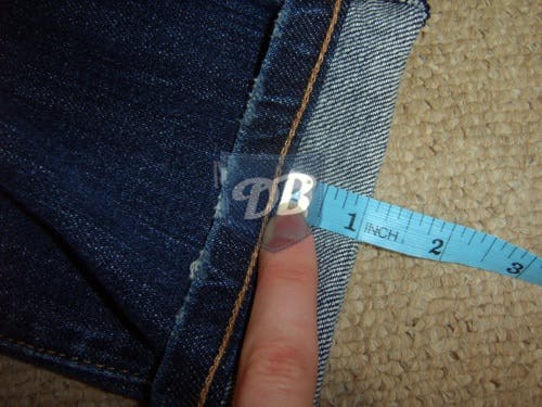 measure cuff of jeans measure cuff of jeans