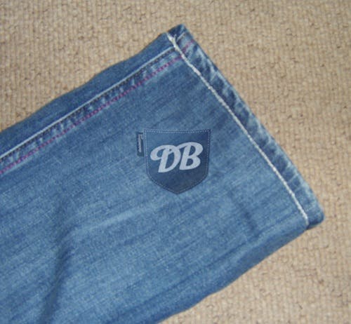 tailored jeans, hemmed jeans