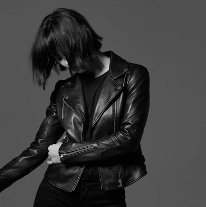 Womens Leather Moto Jacket With Silver Hardware Womens Leather Moto Jacket With Silver Hardware