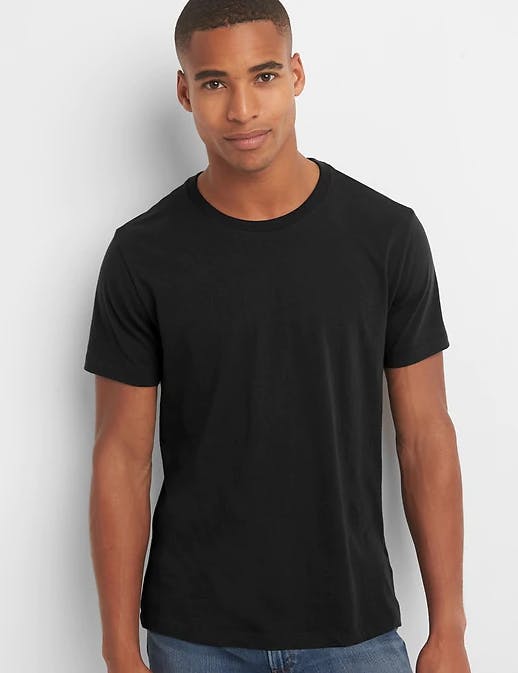 best black tee shirt mens