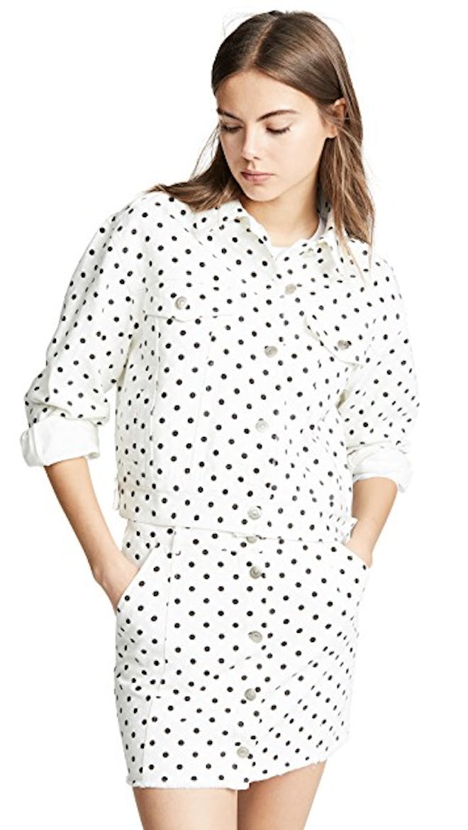 Mariah Polka Dot Jean jacket Mariah Polka Dot Jean jacket