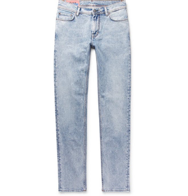 Light wash mens jeans