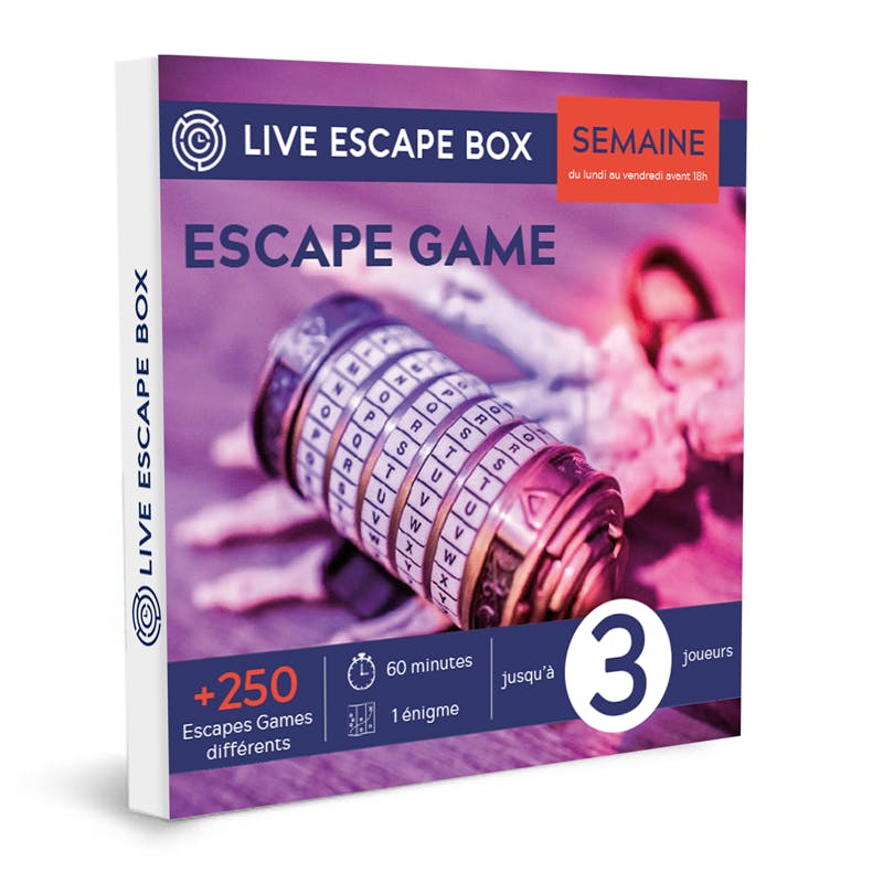 Un coffret escape game 2 joueurs, spécial couple d'amis