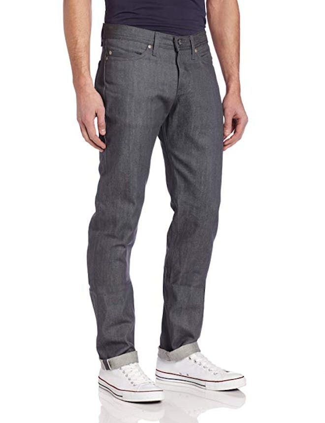 WeirdGuy Low-Rise Tapered-Leg Jean In Grey Selvedge WeirdGuy Low-Rise Tapered-Leg Jean In Grey Selvedge