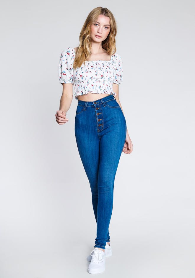 P1114 MS - Nora Button Up Jeans P1114 MS - Nora Button Up Jeans