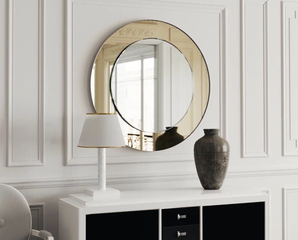 Rose Gold Wall Mirror