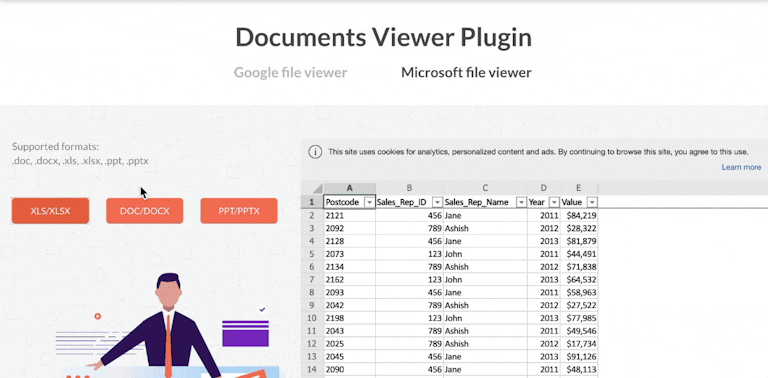 air document viewer plugin for bubble