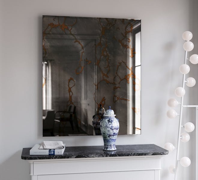 Gold Veined Wall Mirror Gold Veined Wall Mirror
