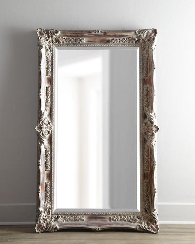 Antique French Floor Mirror