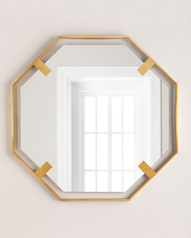 Octagon Mirror Gold