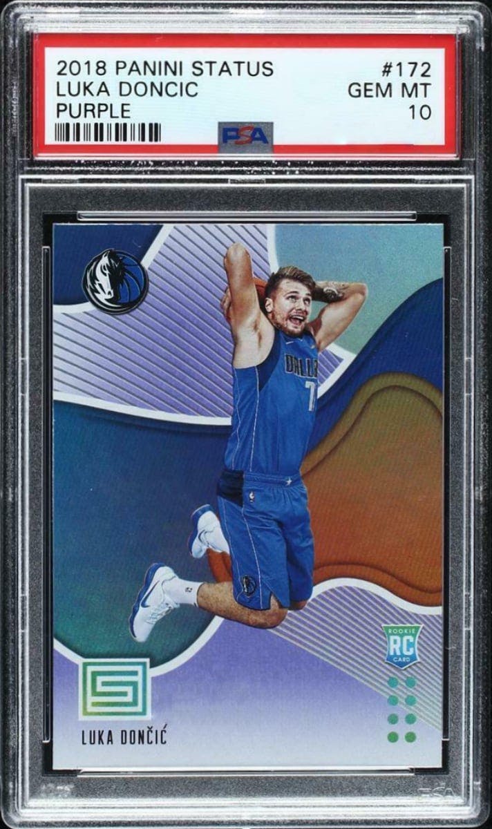 Card Prices | Luka Doncic 2018 Panini Status Basketball Purple #172