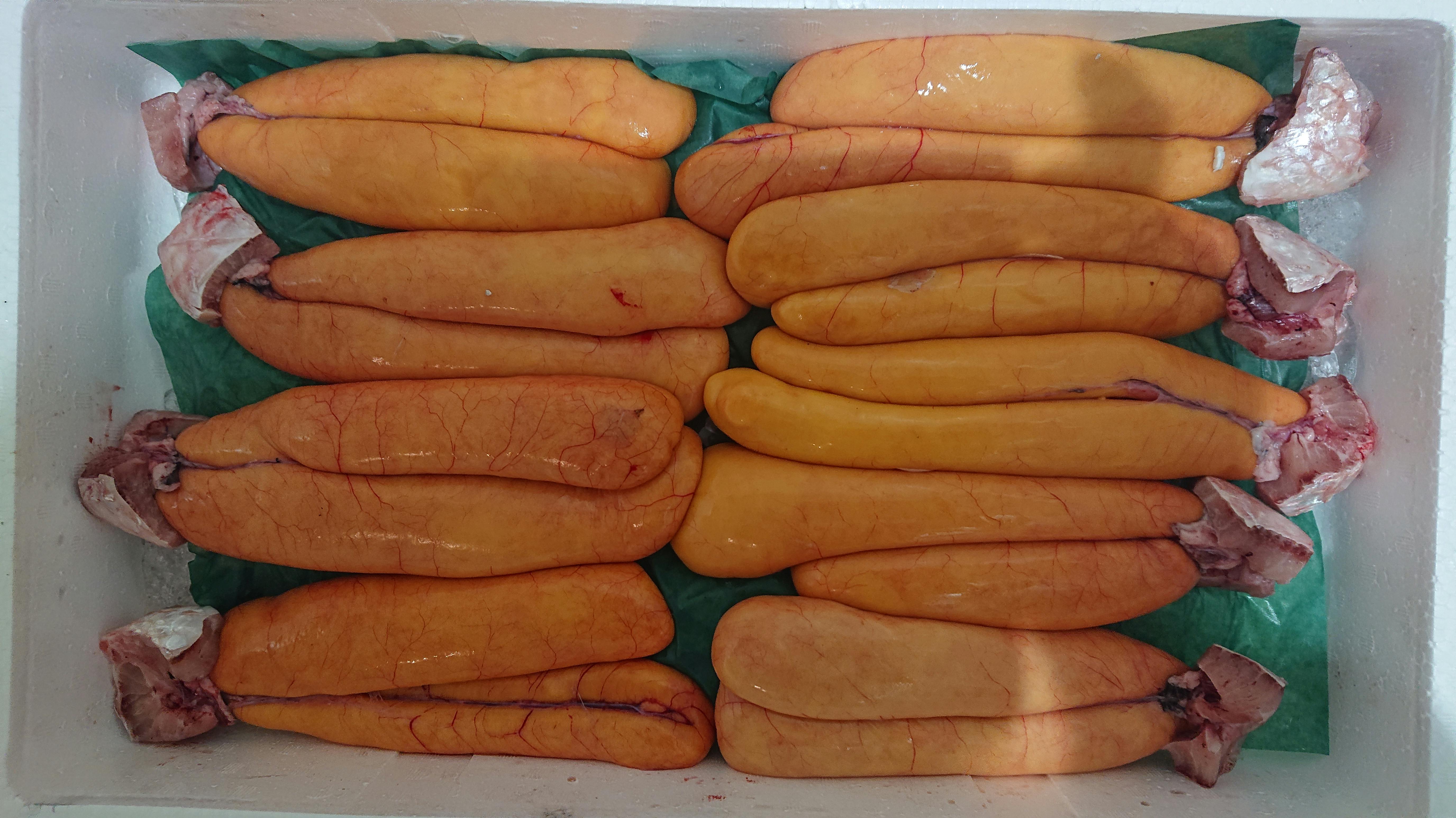 ボラの子 卵巣 からすみの原料です 大 魚の直売所 Uonted ウオンテッド