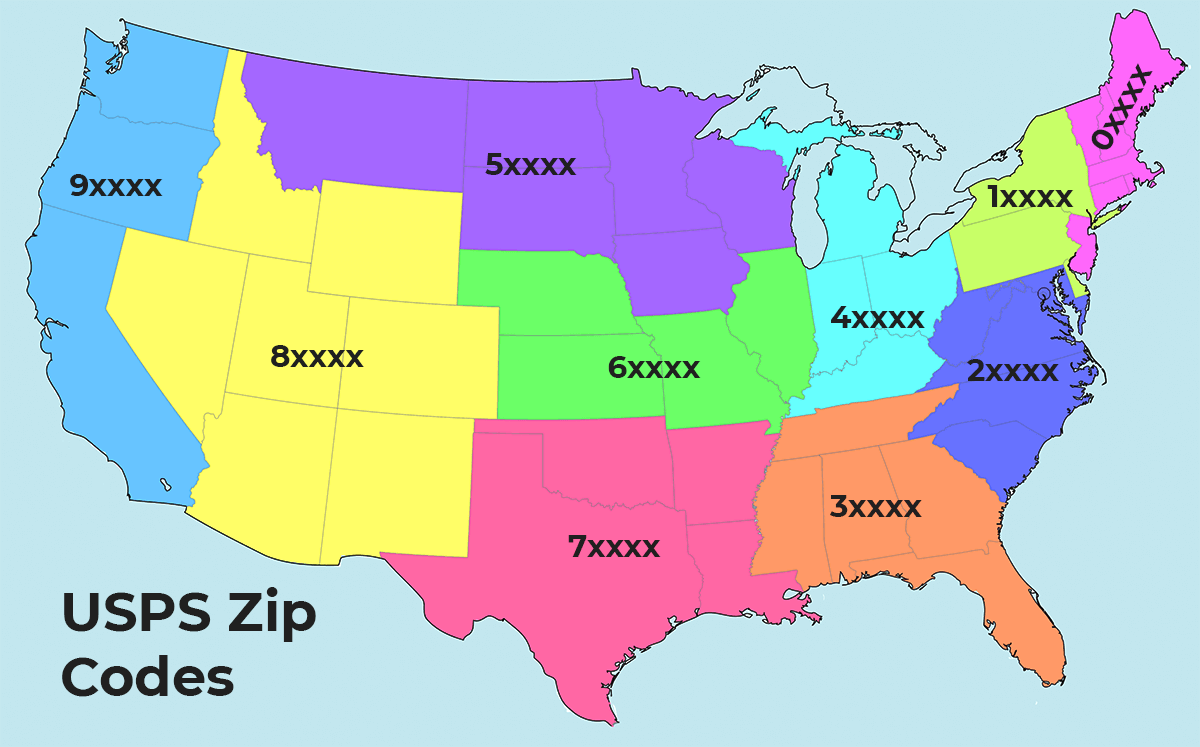 Usps Zip Code Map Zip Code Location Api Plugin | Bubble