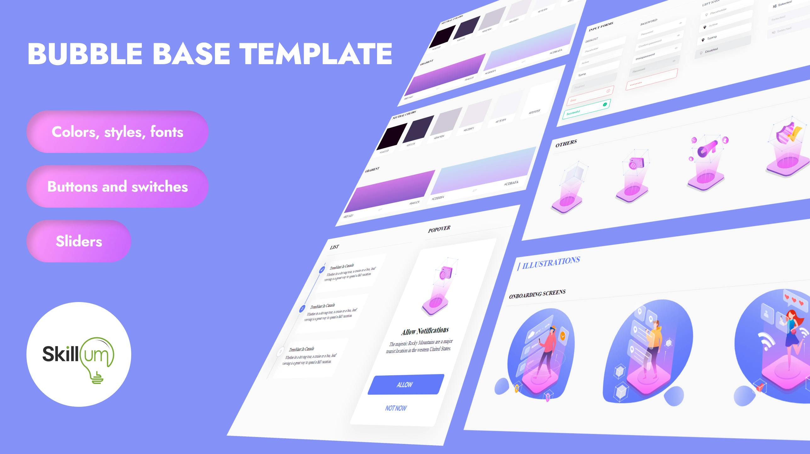 Bubble Base Ui Kit Template Template Bubble Bubble Base Ui Kit Template Template Bubble