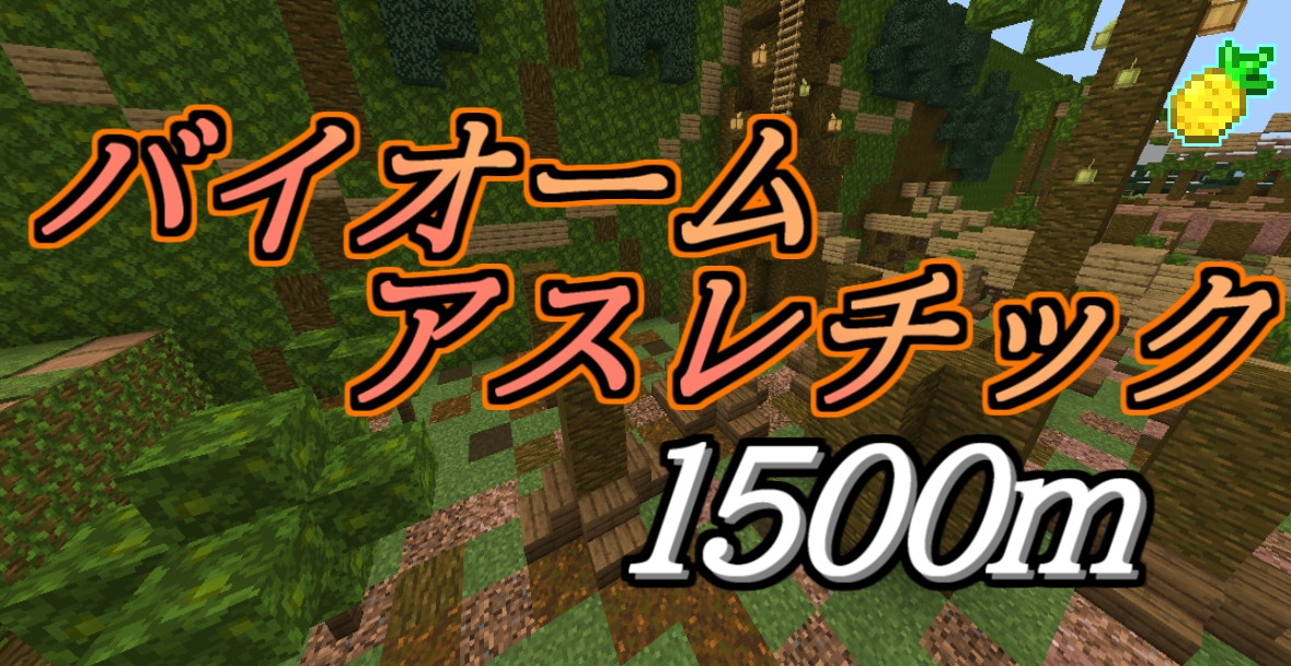 バイオームアスレチック 1500m Mineadd マイクラ配布サービス バイオームアスレチック 1500m Mineadd マイクラ配布サービス
