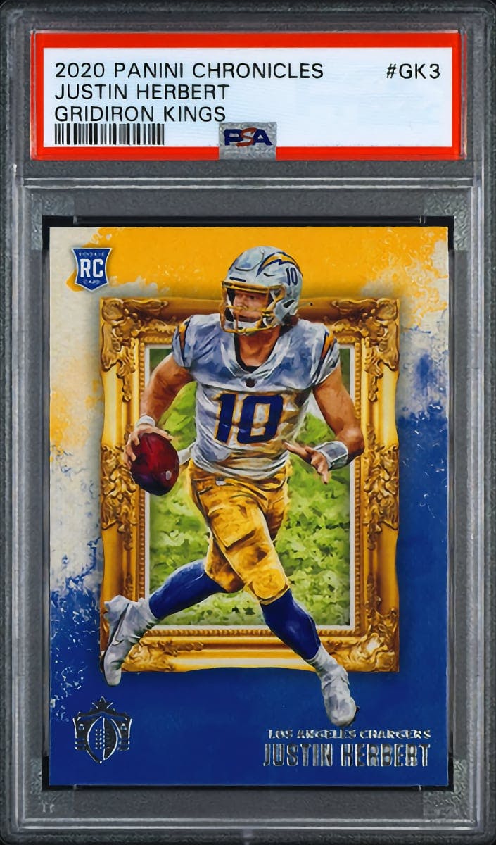 Card Prices | Justin Herbert 2020 Panini Chronicles Gridiron Kings Football  #GK-3