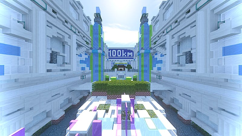 100 000mアスレチック Mineadd マイクラ配布サービス 100 000mアスレチック Mineadd マイクラ配布サービス