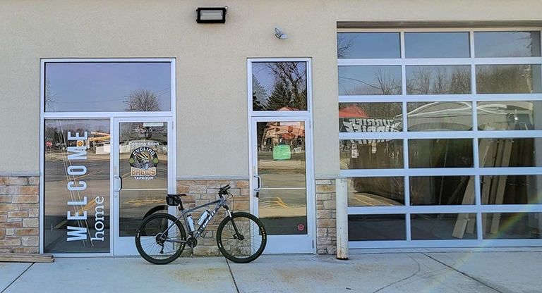 Bicycle - Beer Can Pint Glass - Unique Road Biking Themed Decor and Gi -  bevvee