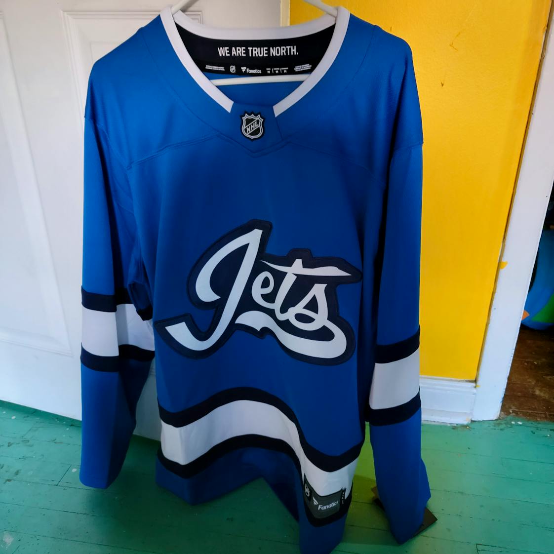 adidas Winnipeg Jets Blue Alternate Authentic Jersey