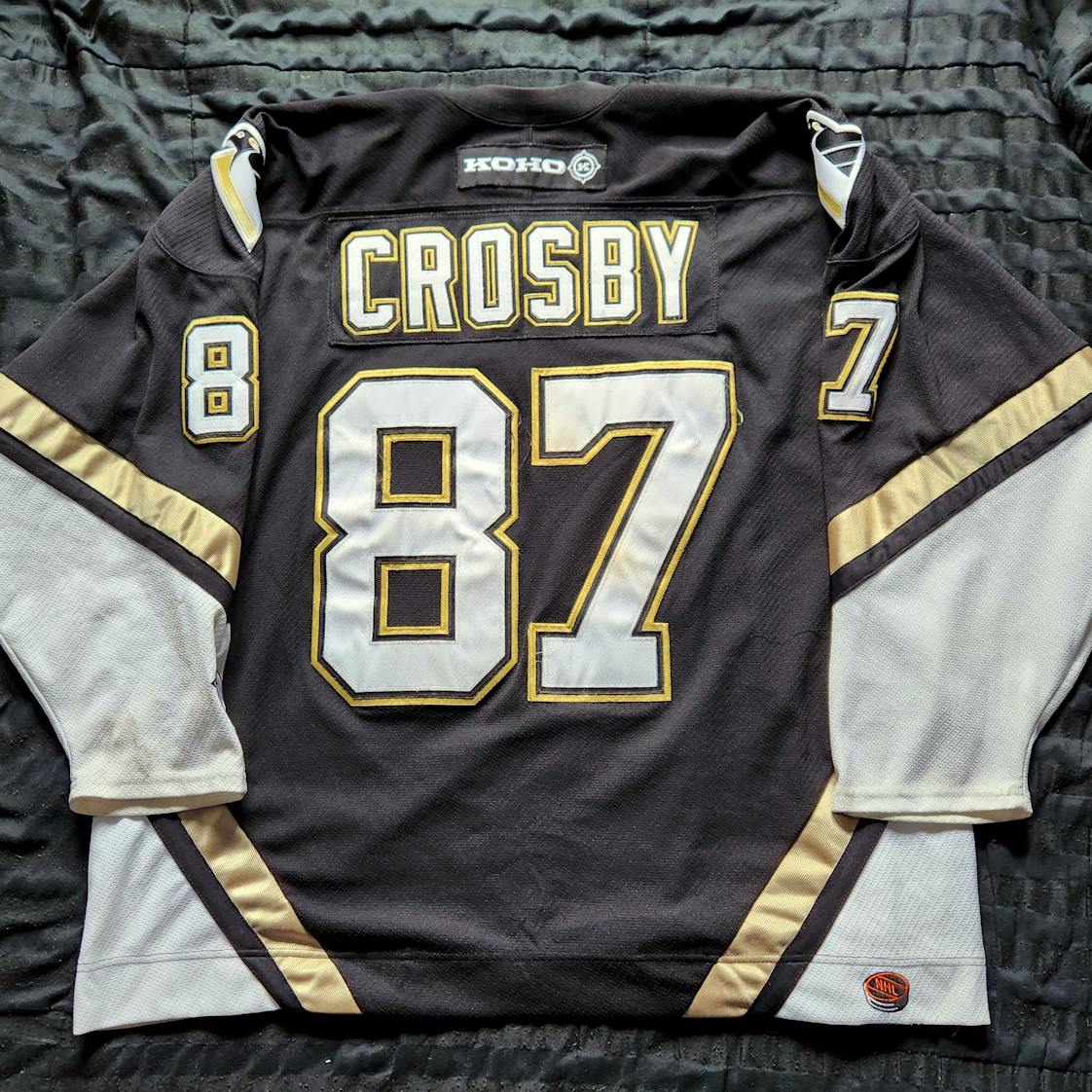 Reebok NHL Pittsburgh Penguins Sidney Crosby #87 CCM Fight Strap