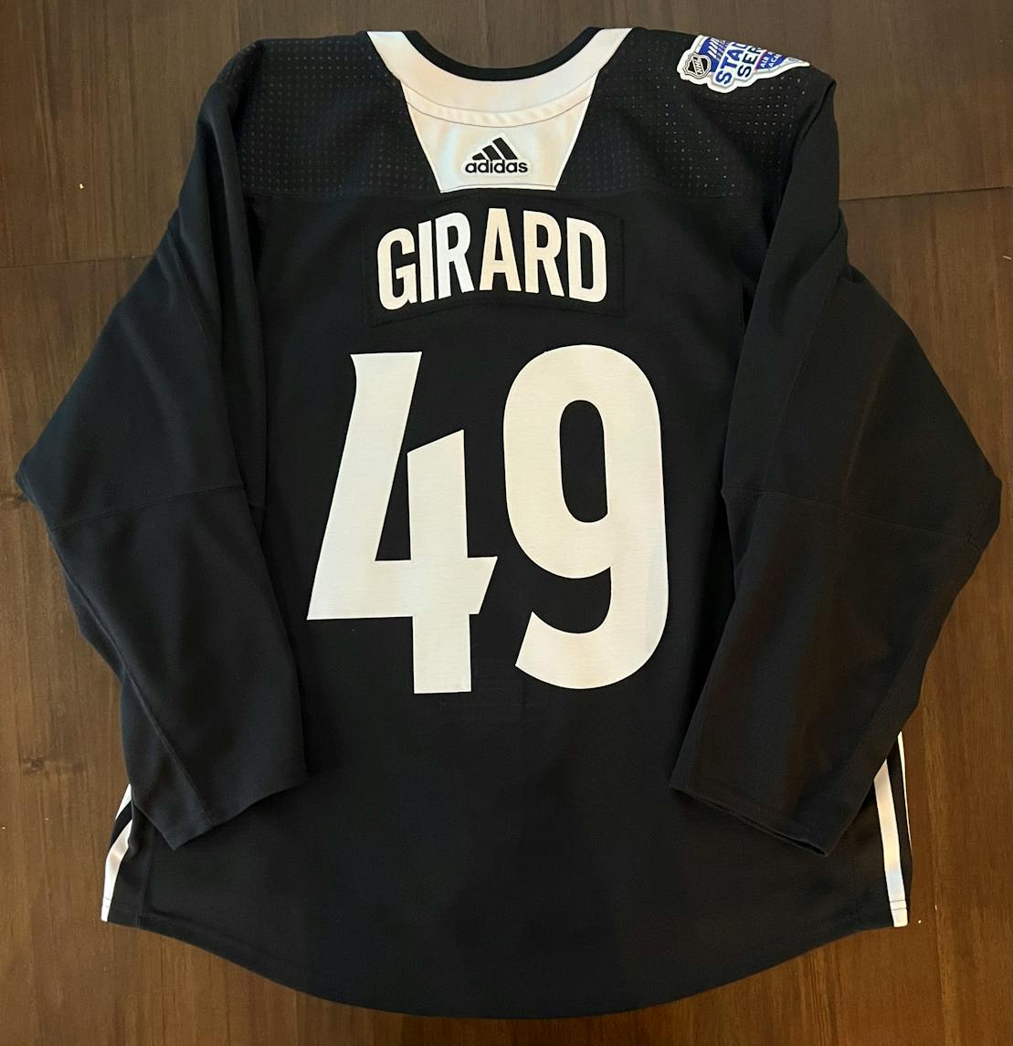 SAM GIRARD Signed Colorado Avalanche White Adidas PRO Jersey