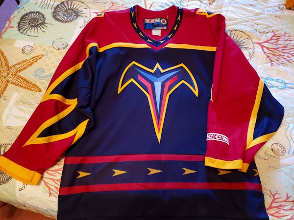 00’s Ilya Kovalchuk Atlanta Thrashers CCM NHL Jersey Size XL