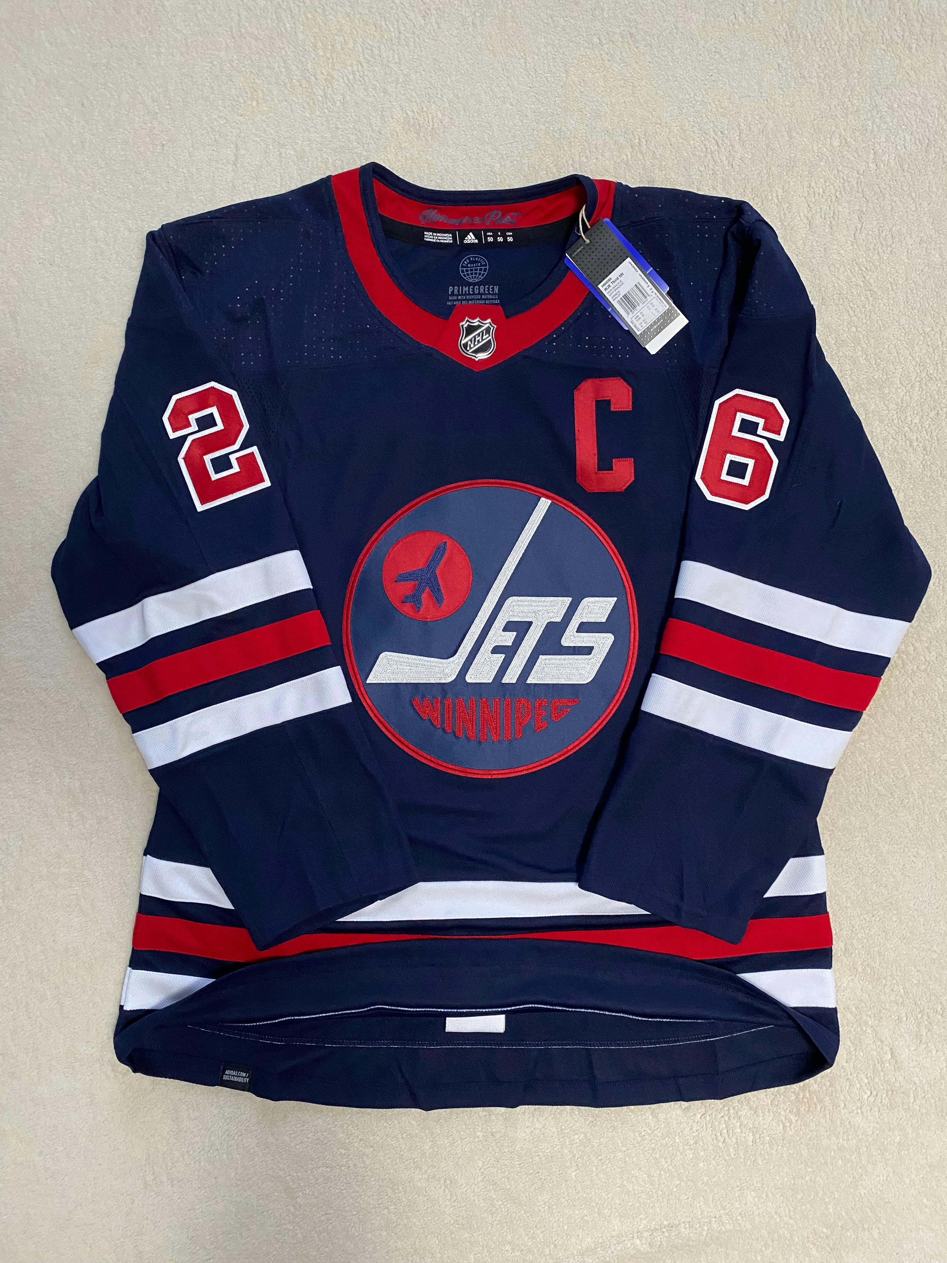 Adidas Winnipeg Jets No55 Mark Scheifele Green Salute to Service Stitched Youth NHL Jersey