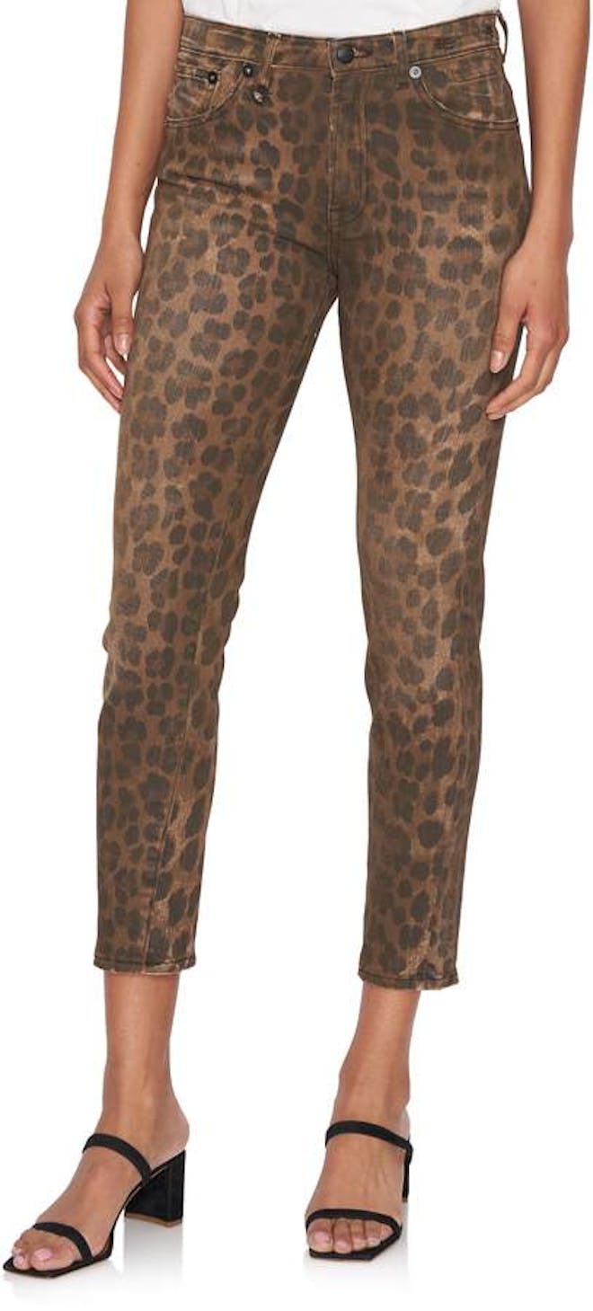 r13 leopard pants