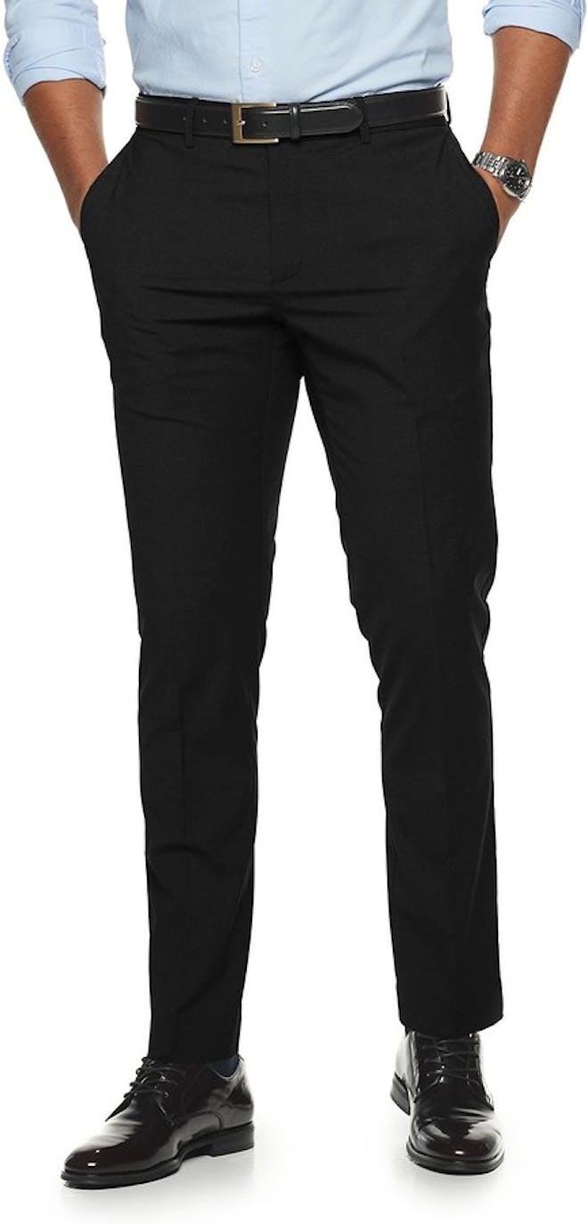 slim fit dress pants women's