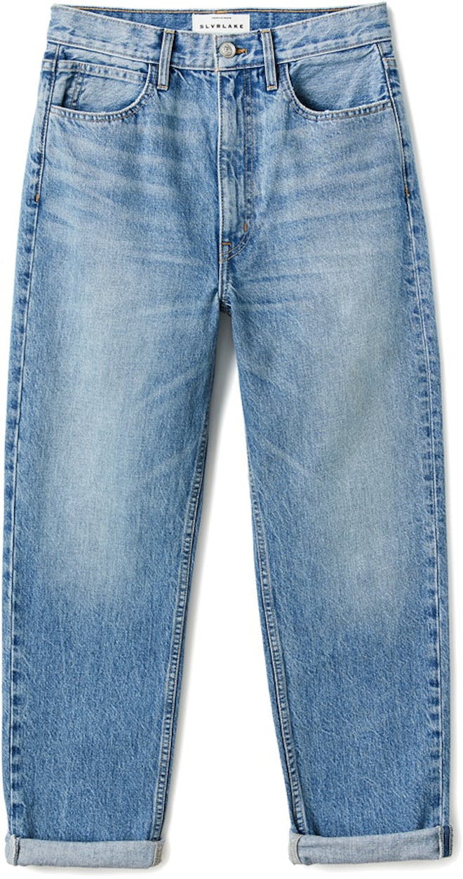 high waisted boyfriend jeans