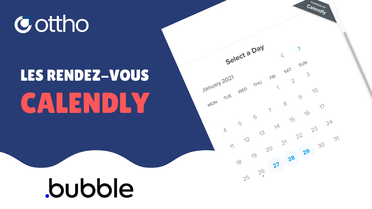 Intégrer Calendly Tutoriel Nocode Ottho