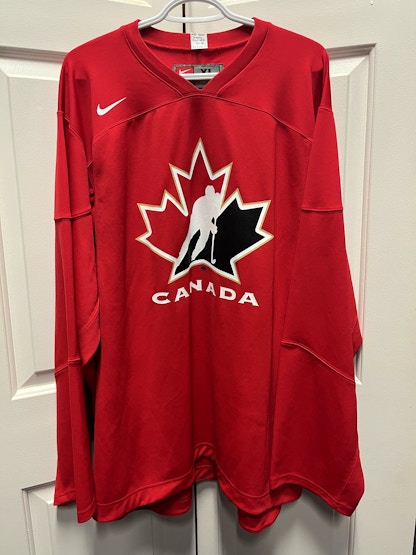 Nike Team Canada 2022 Olympic Replica Hockey Jersey Sz L IIHF WHITE INTRTNL  NWT