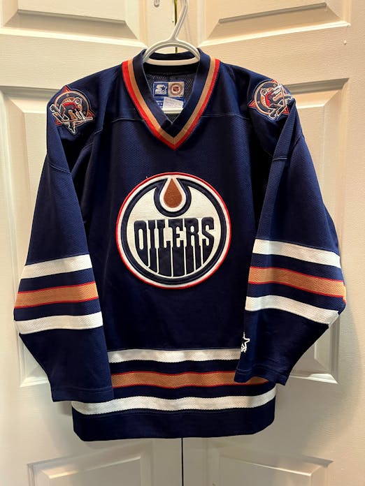 READ - Vintage Edmonton Oilers Jersey Koho Authentic Retro - SIze 56 NHL